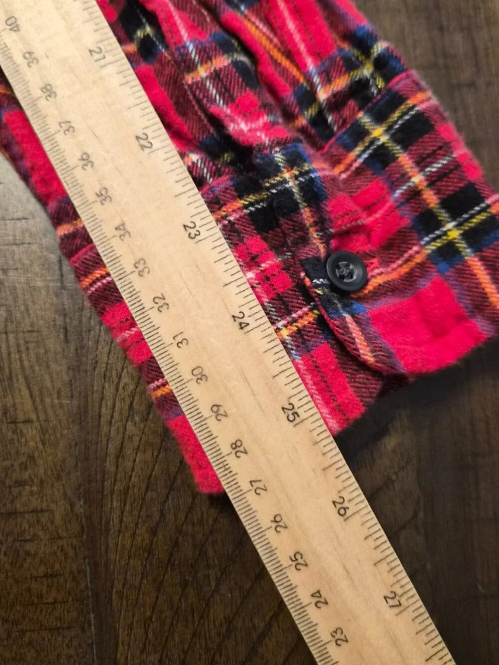 J Crew Shirt Mens Size Medium Red Plaid Flannel Long Sleeve Button Up G511